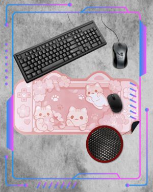 Mousepad XL Consola Gatito #2