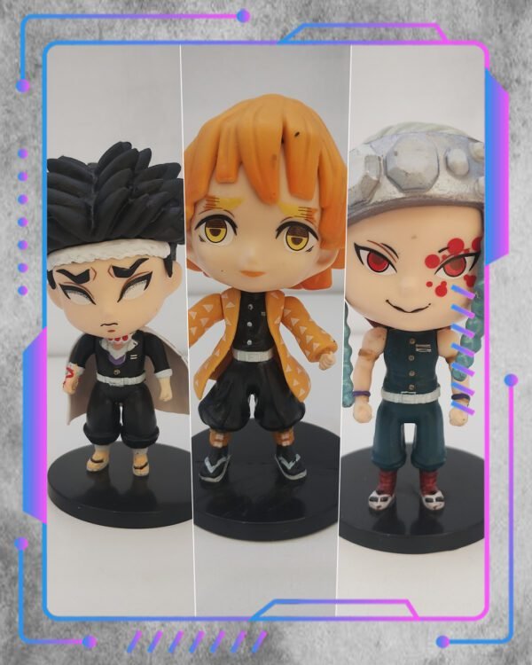 Demon Slayer, Chibi con base Figura Chibi, Demon Slayer