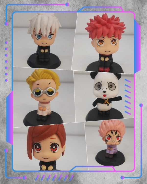 Jujutsu Kaisen, Chibi con base Figura Jujutsu Kaisen, Chibis sentados