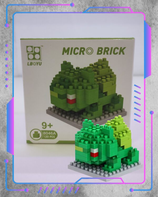 Pokemon, Bulbasaur Micro Brick Pokemon, Bulbasaur