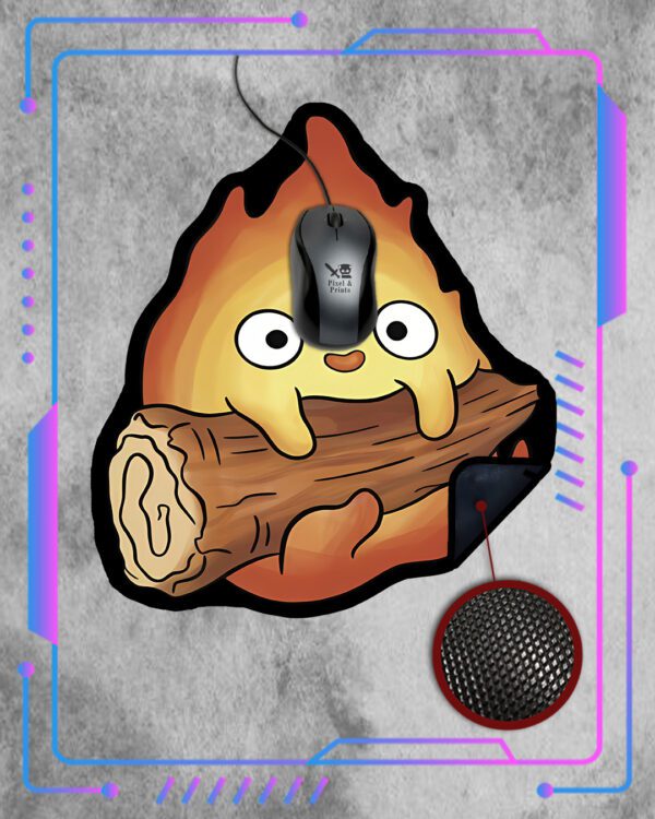 Mousepad Custom Studio Ghibli, Calcifer
