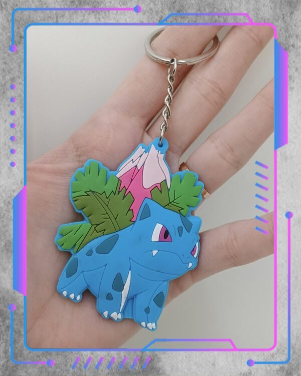 Llavero Goma 2D, Pokemon, Ivysaur Llavero 2D Pokemon, Ivysaur