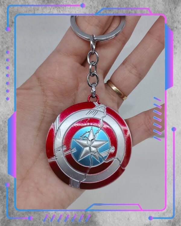 Llavero de Metal Capitan America Llavero Capitan America