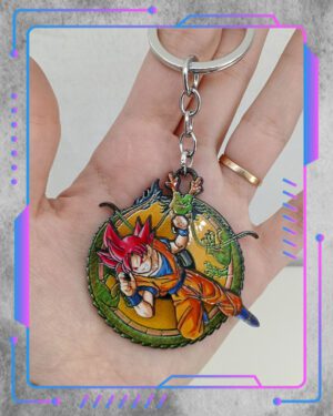 Llavero Spinner Dragon Ball Z, Goku God