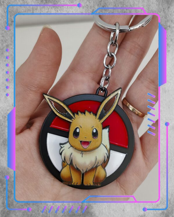 Llavero Spinner Pokemon, Eevee