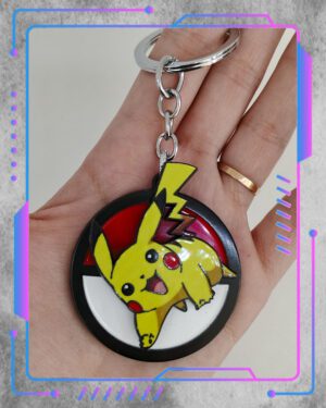 Llavero Spinner Pokemon, Pikachu