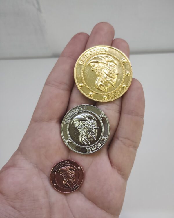 Monedas de Gringotts, Harry Potter