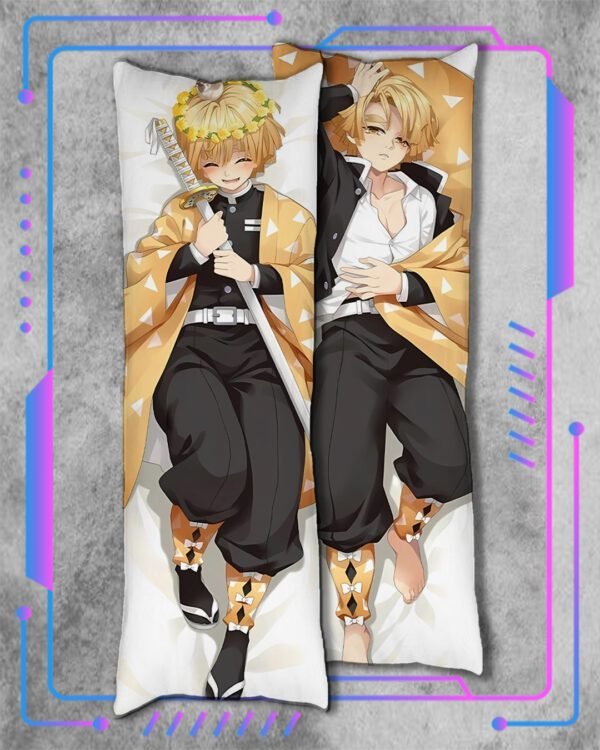 Demon Slayer, Zenitsu Dakimakura Demon Slayer, Zenitsu