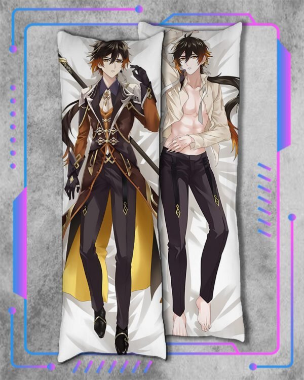 Genshin Impact, Zhongli Dakimakura Genshin Impact, Zhongli