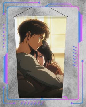 Banner Shingeki no Kyojin, Eren x MIkasa