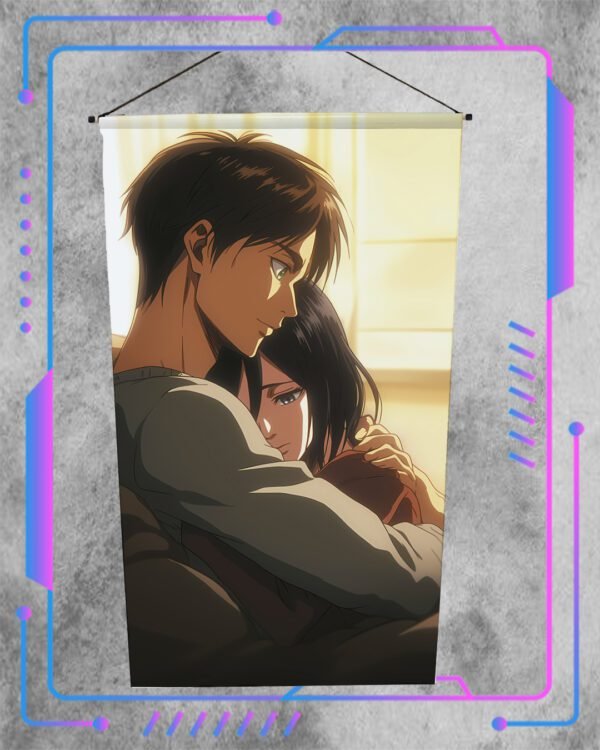 Banner Shingeki no Kyojin, Eren x MIkasa