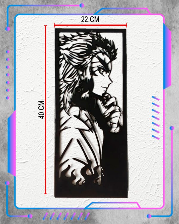 Cuadro 2D Demon Slayer, Rengoku