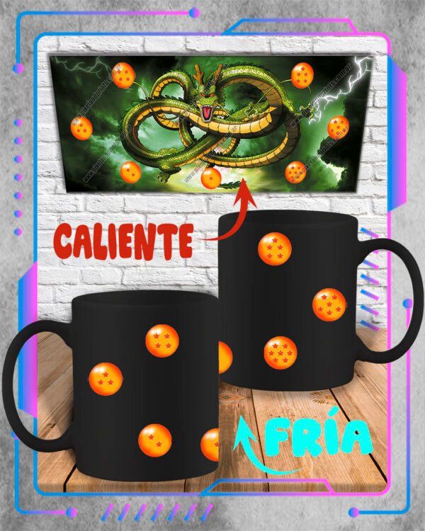 Taza Mágica 3D Dragon Ball Z, Shenlong
