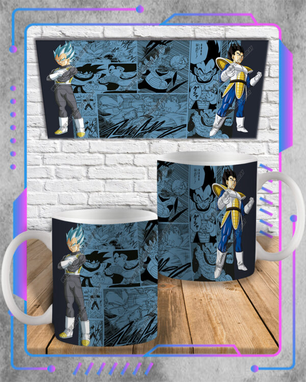 Taza Dragon Ball Z, Vegeta