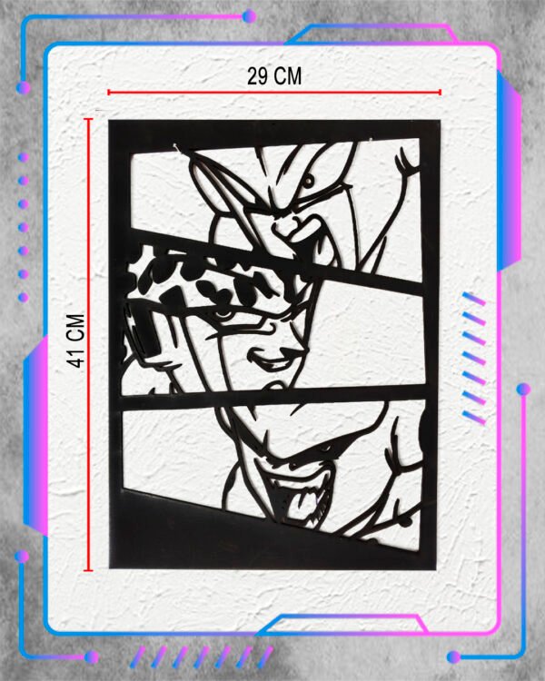 Dragon Ball Z, Villanos Cuadro 2D Dragon Ball Z, Villanos