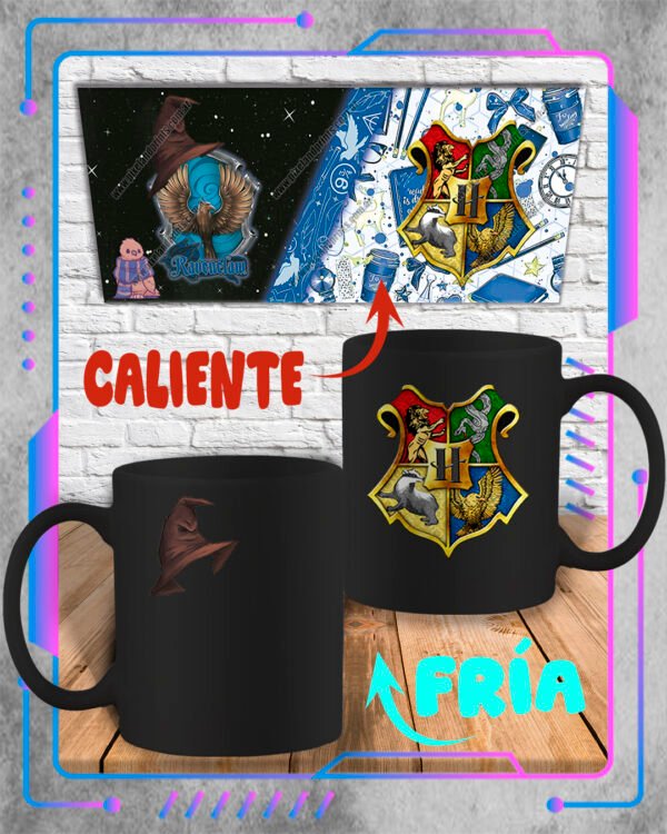 Harry Potter, Ravenclaw Taza Mágica 3D Harry Potter, Ravenclaw