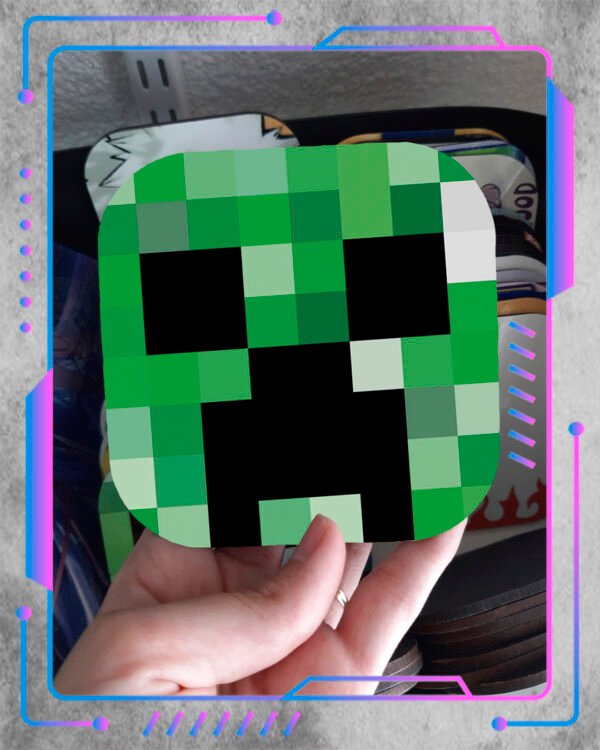 Minecraft, Creeper Posavaso Minecraft, Creeper