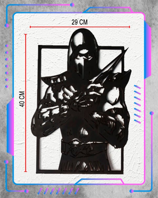 Cuadro 2D Mortal Kombat, Scorpion