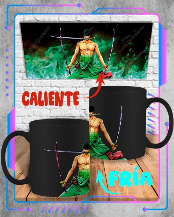 One Piece, Zoro Taza Mágica 3D One Piece, Zoro
