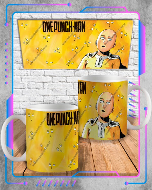 One Punch Man, Saitama Taza One Punch Man, Saitama