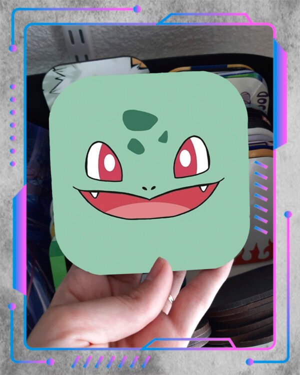 Pokemon, Face Bulbasaur Posavaso Pokemon, Face Bulbasaur