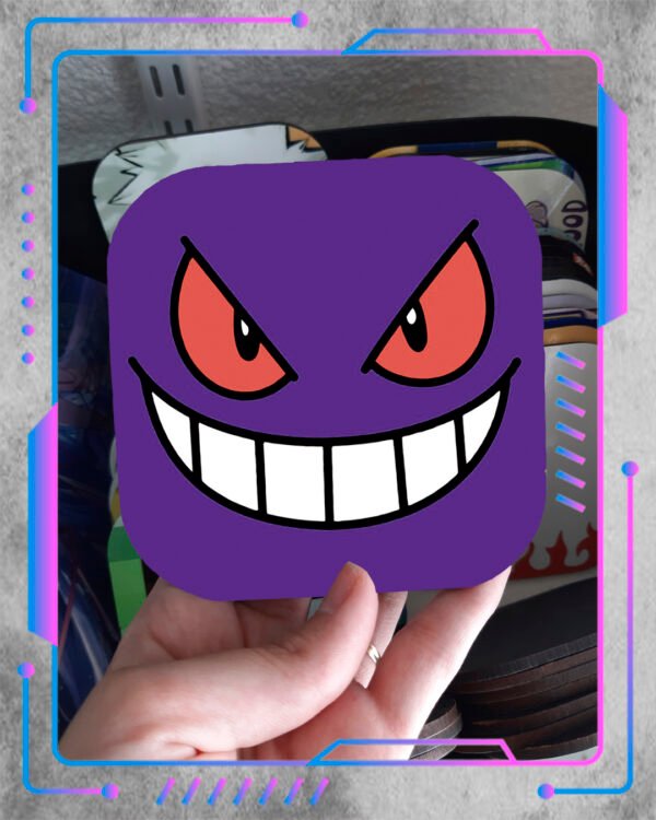 Pokemon, Face Gengar Posavaso Pokemon, Face Gengar