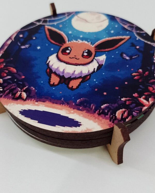 Pokemon, Halloween - 4 Set de Posavasos Pokemon Halloween
