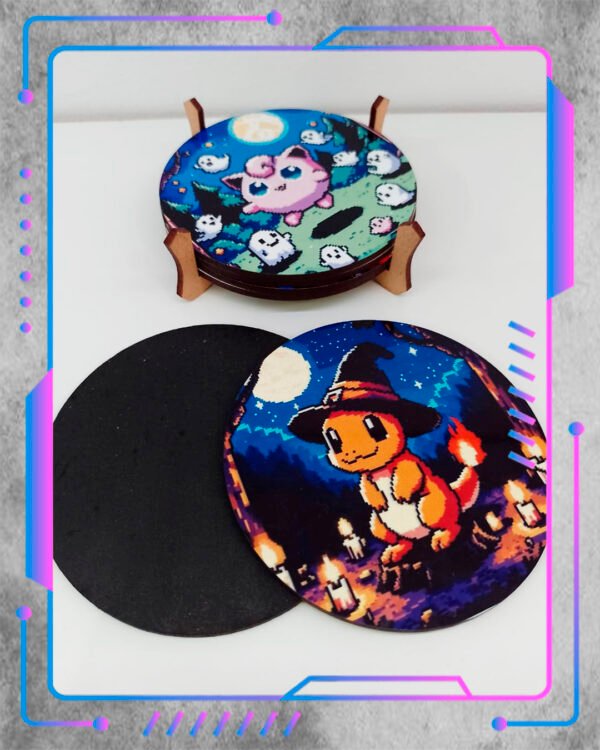 Pokemon, Halloween Set de Posavasos Pokemon Halloween