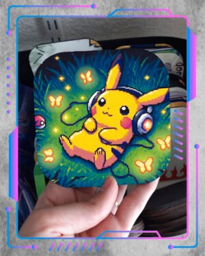 Posavaso Pokemon, Pixelart Pikachu