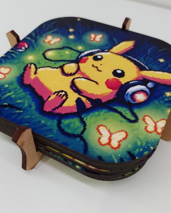 Set de Posavasos Pokemon Pixelart