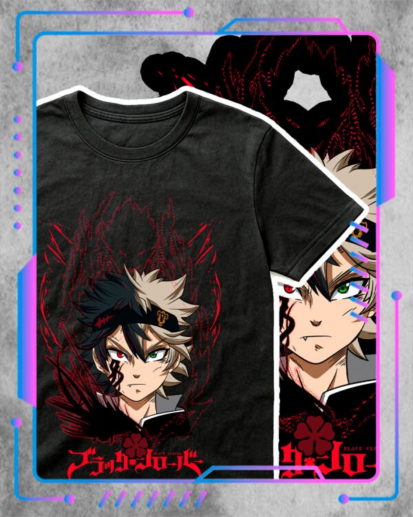 Remera Black Clover, Asta