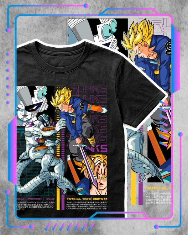 Dragon Ball Z, Trunks vs Freezer #1 Remera Dragon Ball Z, Trunks vs Freezer