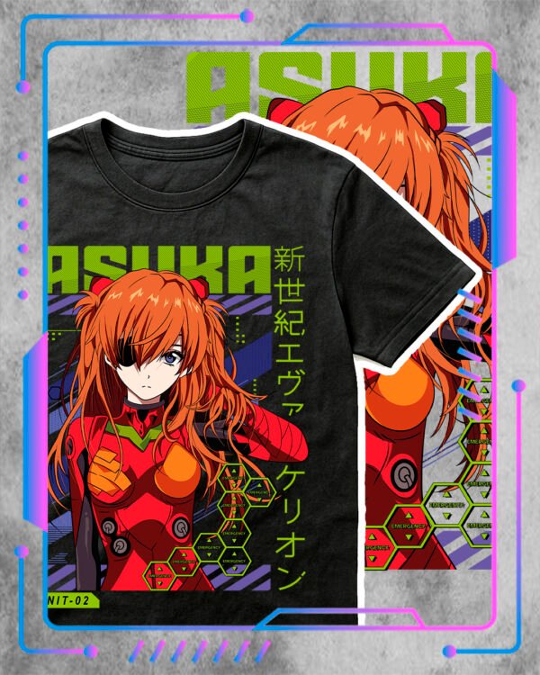 Evangelion, Asuka#1 Remera Evangelion, Asuka