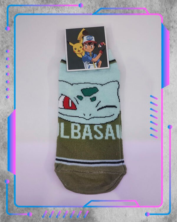 Bulbasaur Medias Soquete Pokemon, Bulbasaur