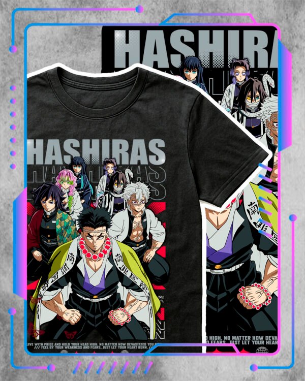 Remera Demon Slayer, Pilares #2