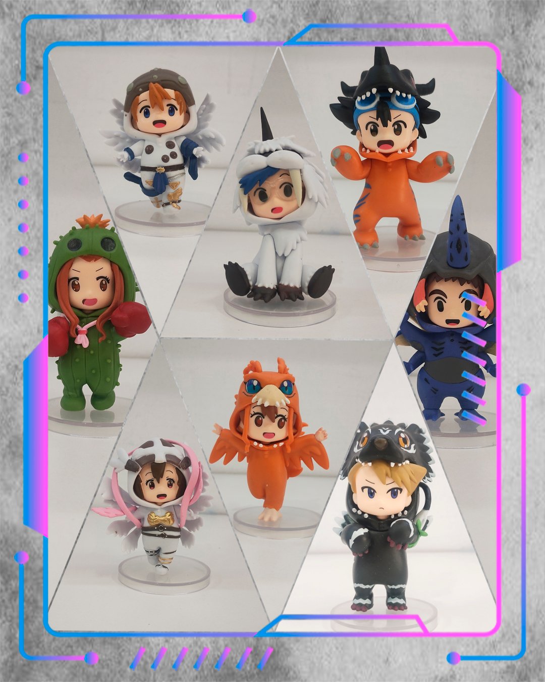 Figuras Digimon Chibi, Cosplay – Pixel and Prints