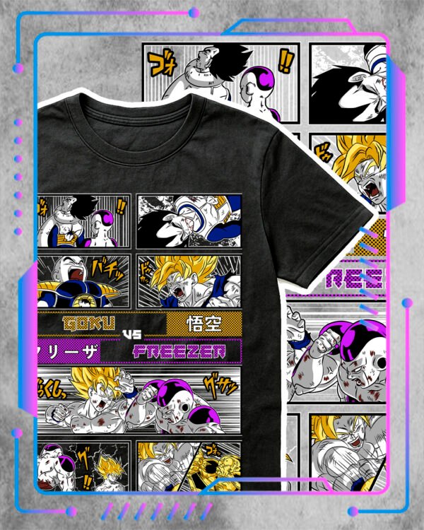 Dragon Ball Z, Goku vs Freezer Remera Dragon Ball, Goku vs Freezer
