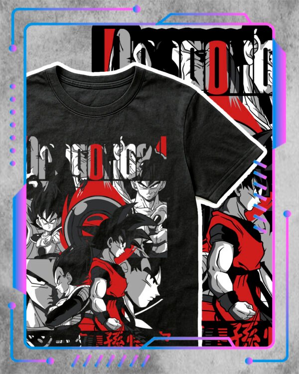 Remera Dragon Ball, Goku x Vegeta