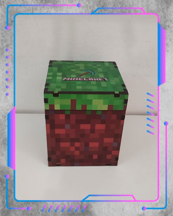 Minecraft, Bloque de tierra - 1 Cofre Minecraft, Bloque de tierra