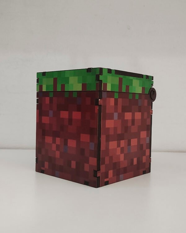 Minecraft, Bloque de tierra - 4 Cofre Minecraft, Bloque de tierra