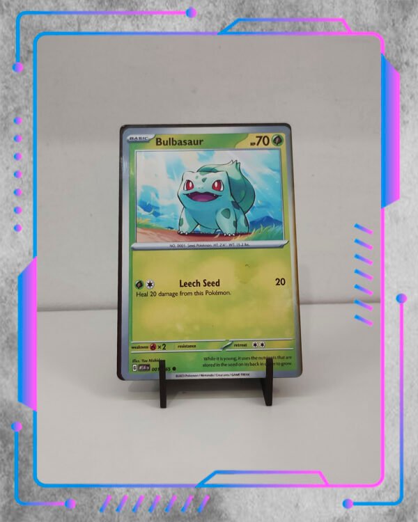 Pokemon, Bulbasaur - 1 Cuadro TCG Pokémon, Bulbasaur