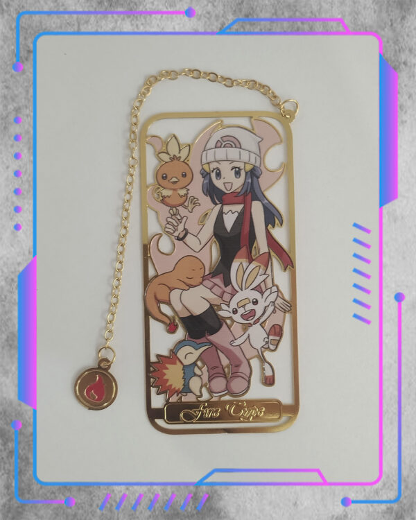 Marcapáginas Pokemon, Dawn Tipo Fuego