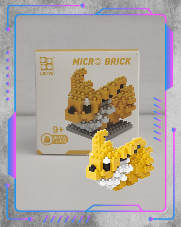 Pokemon, Jolteon - 1 Micro Brick Pokemon, Jolteon