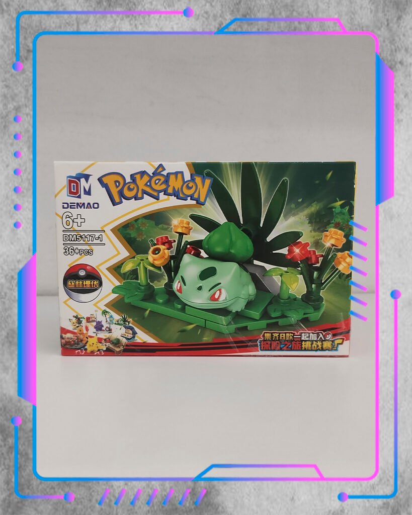 Set de coleccion Pokemon, Bulbasaur – Pixel and Prints