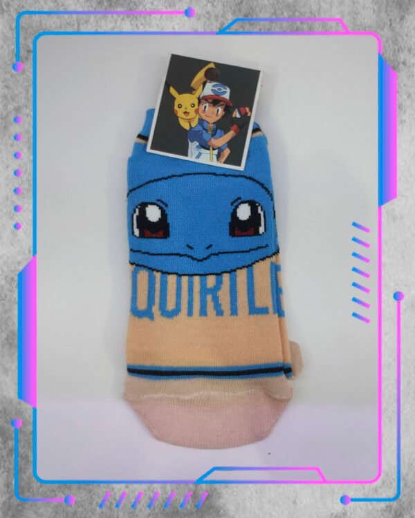 Medias Soquete Pokemon, Squirtle