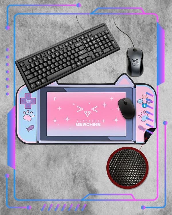 Mousepad XL Formita, Consola Gatito #1