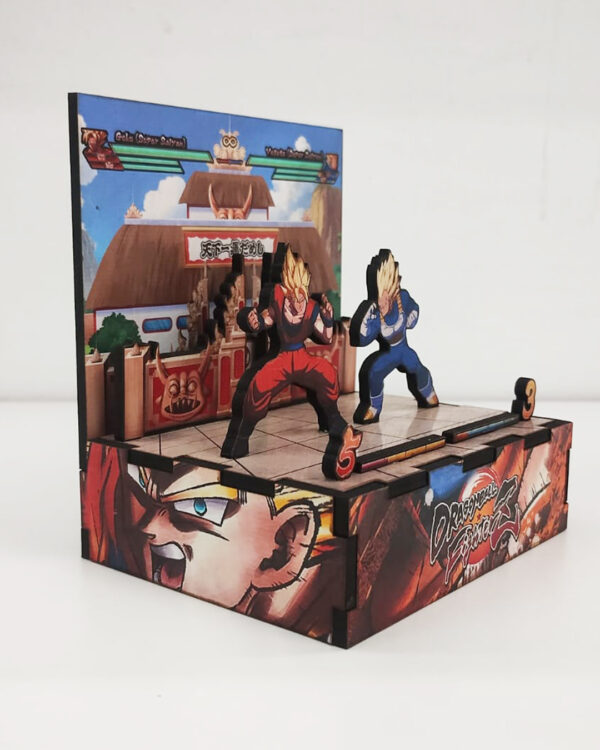 Diorama Dragon Ball, Goku vs Vegeta