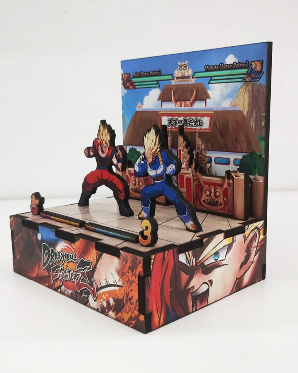 Diorama Dragon Ball, Goku vs Vegeta
