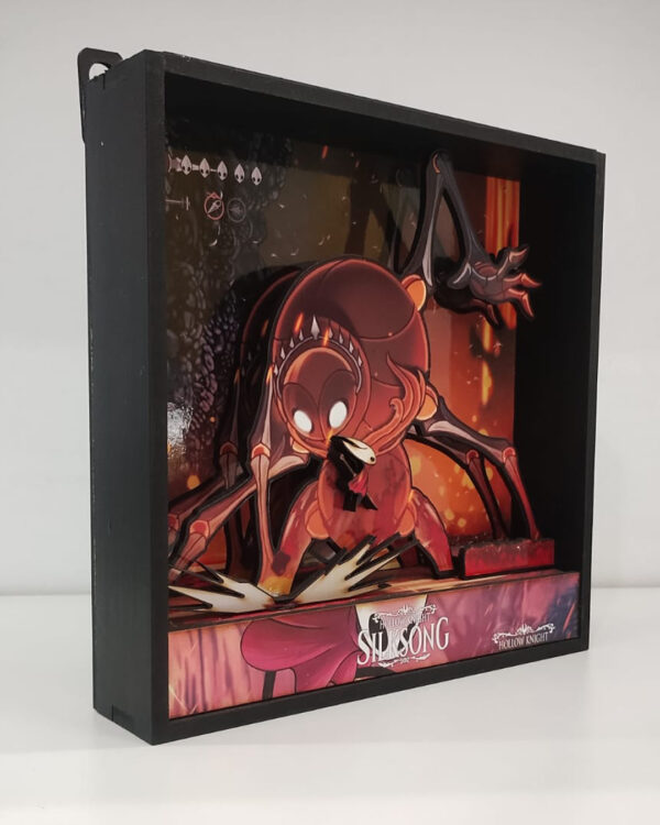 Cuadro 3d Hollow Knight Silksong, Chorus Jefe