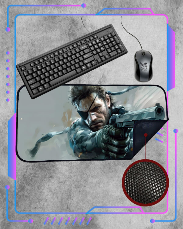 Mousepad XL Metal Gear Solid, Solid Snake